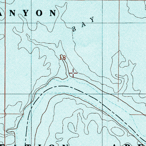 Topographic Map of Powell Camps (historical), UT