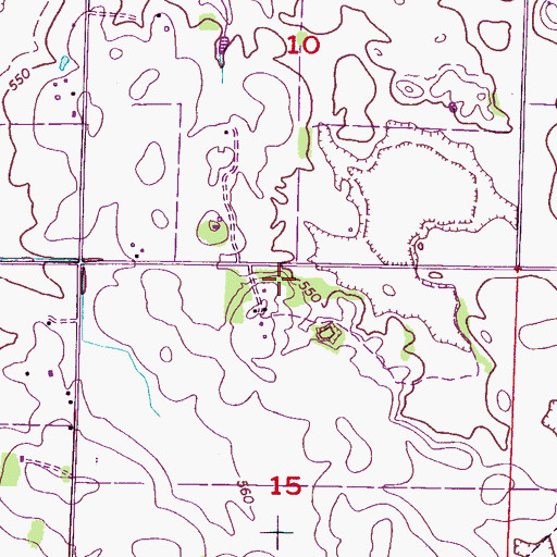 Topographic Map of Ardoyne Plantation (historical), AL