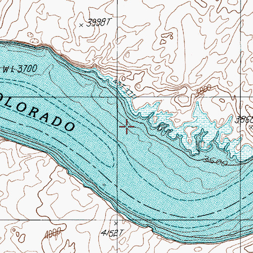 Topographic Map of Schock Trail Base (historical), UT