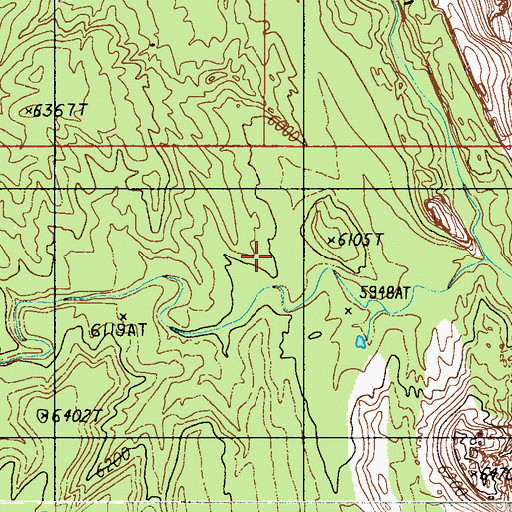 Topographic Map of Strike Valley Overlook, UT