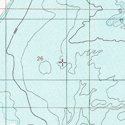 Topographic Map of Warm Creek Cabins (historical), UT