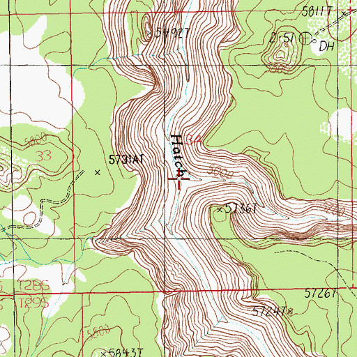 Topographic Map of West Coyote Wash, UT