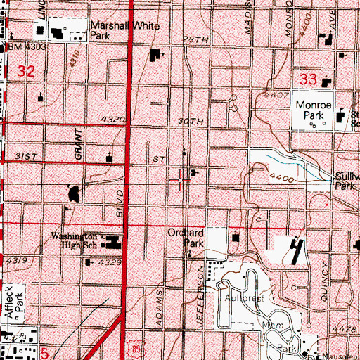 Topographic Map of Christian Reformed Church, UT