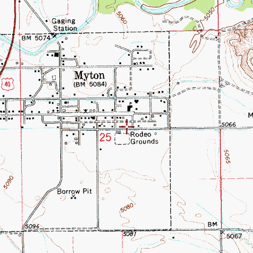Topographic Map of Community Presbyterian Church, UT