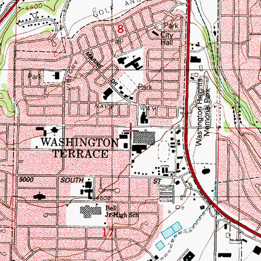 Topographic Map of Community United Methodist Church, UT