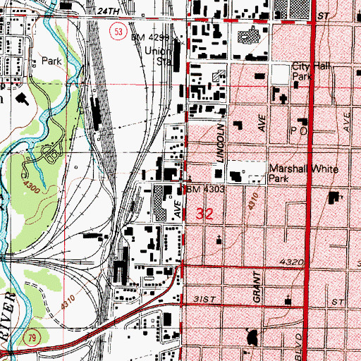 Topographic Map of Emmanuel Church of God in Christ, UT