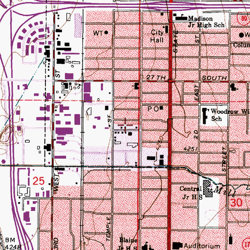 Topographic Map of Full Armor Bible Center, UT