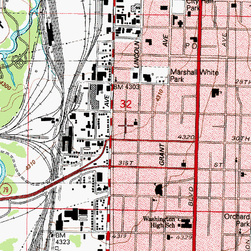 Topographic Map of New Zion Baptist Church, UT
