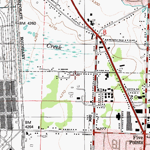 Topographic Map of Ogden Buddhist Church, UT