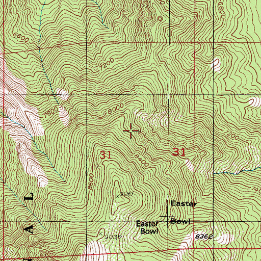 Topographic Map of Ogden Rescue Mission, UT
