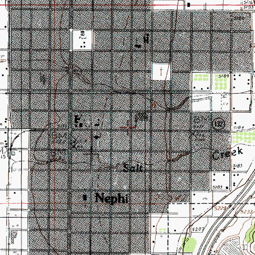 Topographic Map of Our Lady of Victory Catholic Church, UT