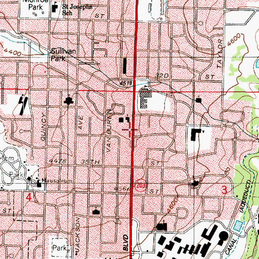 Topographic Map of United Church of Christ Congregation, UT