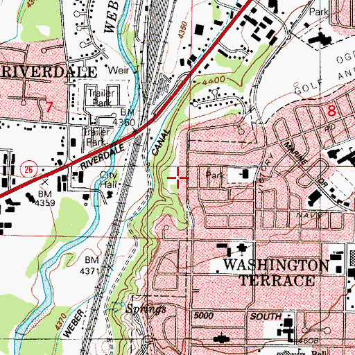 Topographic Map of Victory Christian Fellowship, UT