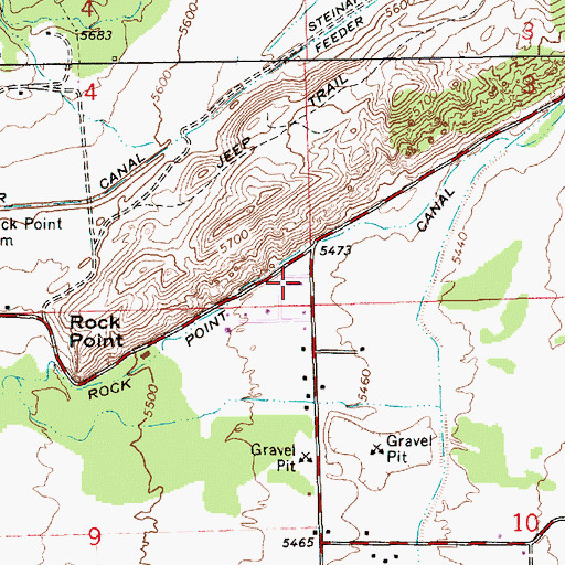 Topographic Map of The Church of Jesus Christ of Latter Day Saints, UT