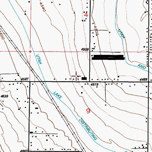 Topographic Map of The Church of Jesus Christ of Latter Day Saints, UT