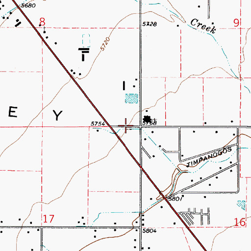 Topographic Map of The Church of Jesus Christ of Latter Day Saints, UT