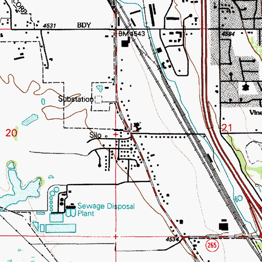 Topographic Map of The Church of Jesus Christ of Latter Day Saints, UT