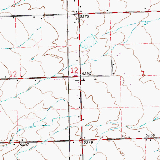 Topographic Map of The Church of Jesus Christ of Latter Day Saints, UT