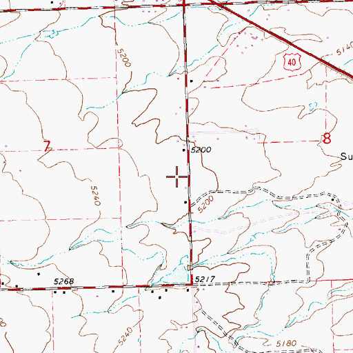 Topographic Map of The Church of Jesus Christ of Latter Day Saints, UT
