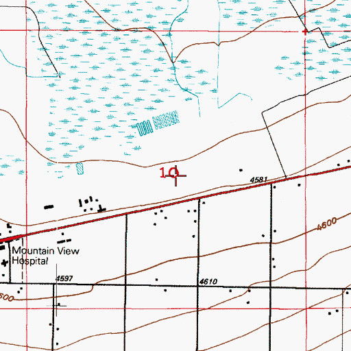 Topographic Map of The Church of Jesus Christ of Latter Day Saints, UT