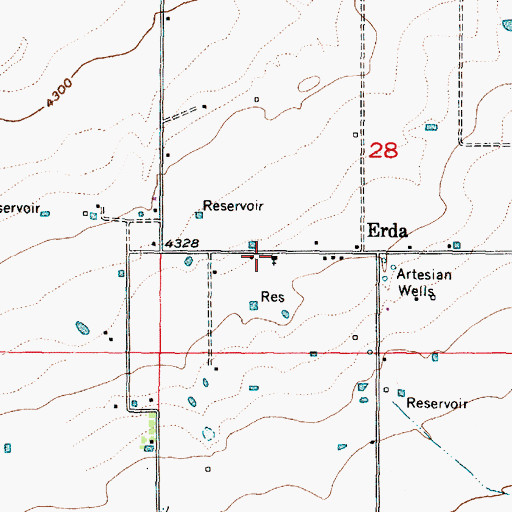 Topographic Map of The Church of Jesus Christ of Latter Day Saints, UT