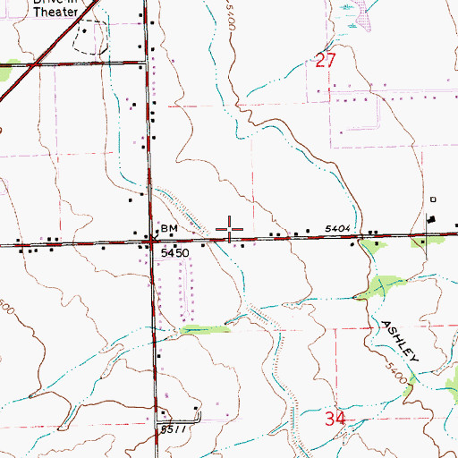 Topographic Map of The Church of Jesus Christ of Latter Day Saints, UT