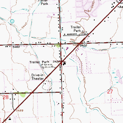 Topographic Map of The Church of Jesus Christ of Latter Day Saints, UT