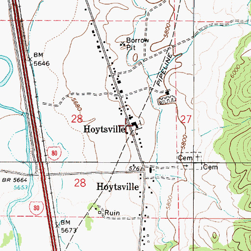 Topographic Map of The Church of Jesus Christ of Latter Day Saints, UT