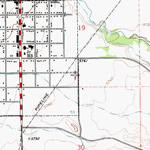 Topographic Map of The Church of Jesus Christ of Latter Day Saints, UT
