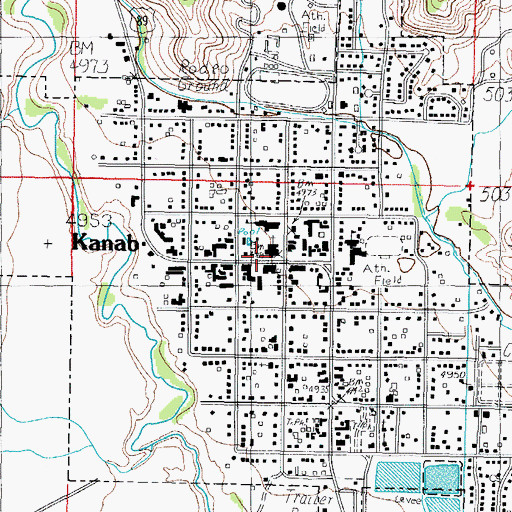 Topographic Map of The Church of Jesus Christ of Latter Day Saints, UT