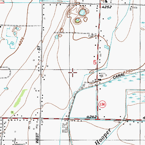 Topographic Map of The Church of Jesus Christ of Latter Day Saints, UT