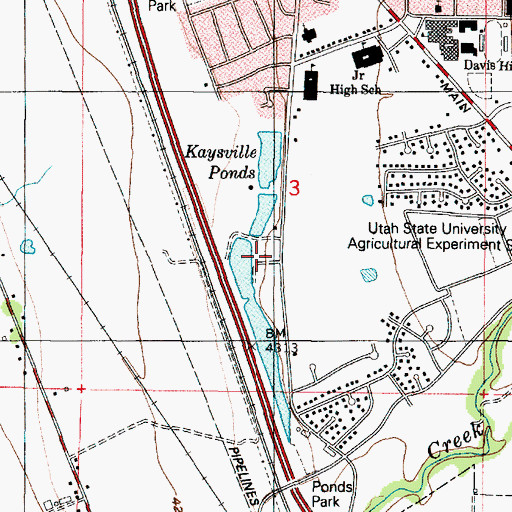 Topographic Map of The Church of Jesus Christ of Latter Day Saints, UT