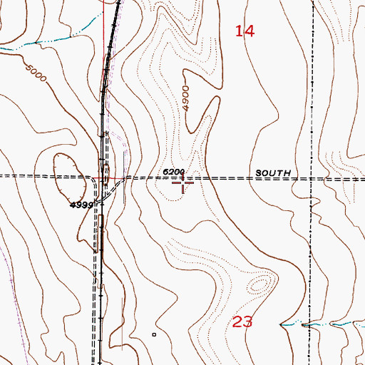 Topographic Map of The Church of Jesus Christ of Latter Day Saints, UT