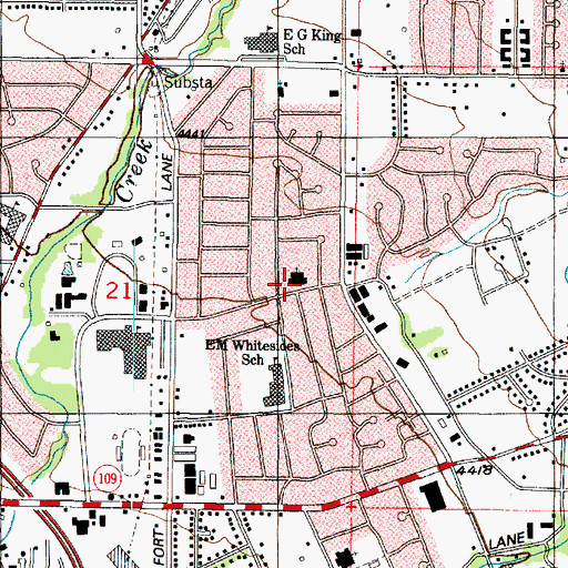 Topographic Map of The Church of Jesus Christ of Latter Day Saints, UT
