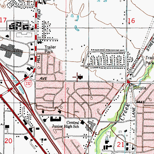 Topographic Map of The Church of Jesus Christ of Latter Day Saints, UT