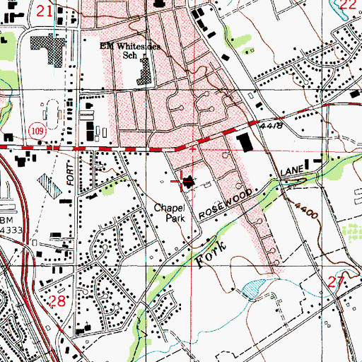 Topographic Map of The Church of Jesus Christ of Latter Day Saints, UT