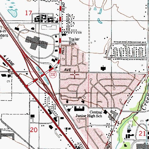 Topographic Map of The Church of Jesus Christ of Latter Day Saints, UT