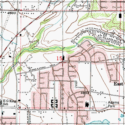 Topographic Map of The Church of Jesus Christ of Latter Day Saints, UT