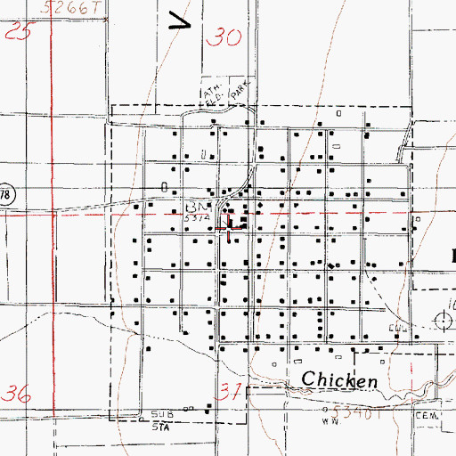 Topographic Map of The Church of Jesus Christ of Latter Day Saints, UT