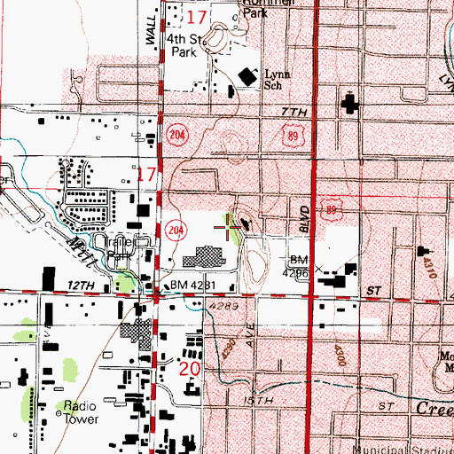 Topographic Map of The Church of Jesus Christ of Latter Day Saints, UT