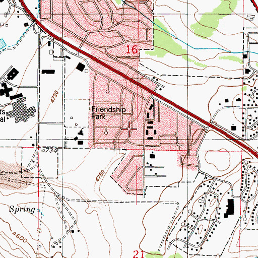 Topographic Map of The Church of Jesus Christ of Latter Day Saints, UT