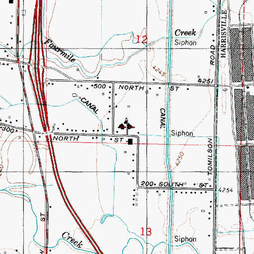 Topographic Map of The Church of Jesus Christ of Latter Day Saints, UT
