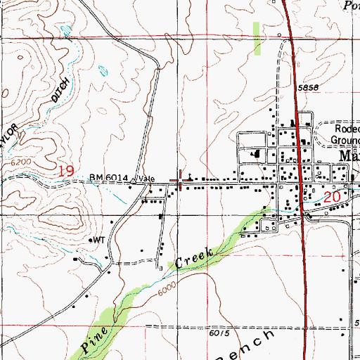 Topographic Map of The Church of Jesus Christ of Latter Day Saints, UT
