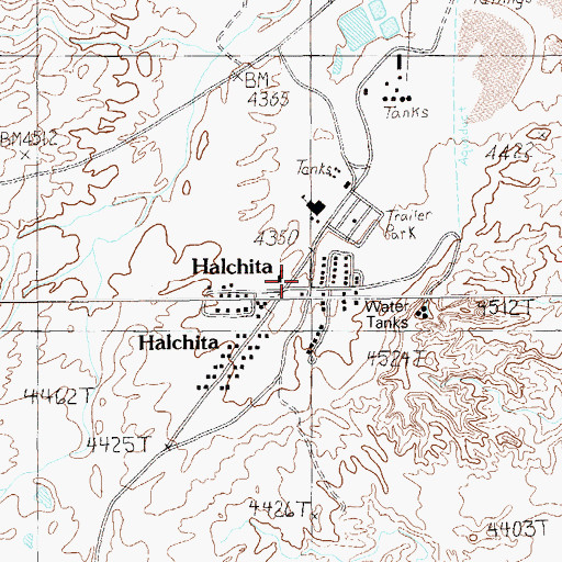 Topographic Map of The Church of Jesus Christ of Latter Day Saints, UT