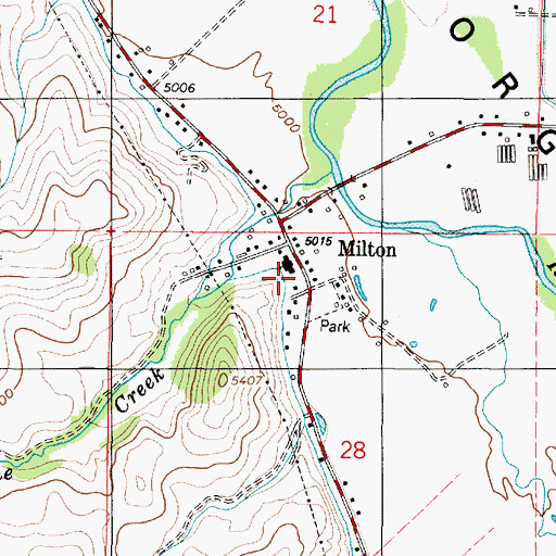 Topographic Map of The Church of Jesus Christ of Latter Day Saints, UT