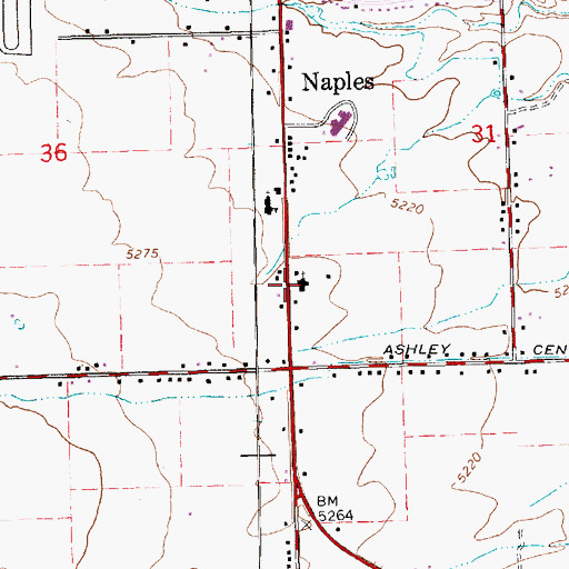 Topographic Map of The Church of Jesus Christ of Latter Day Saints, UT