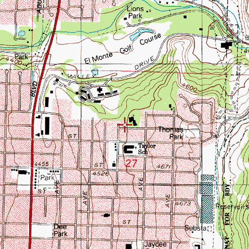 Topographic Map of The Church of Jesus Christ of Latter Day Saints, UT