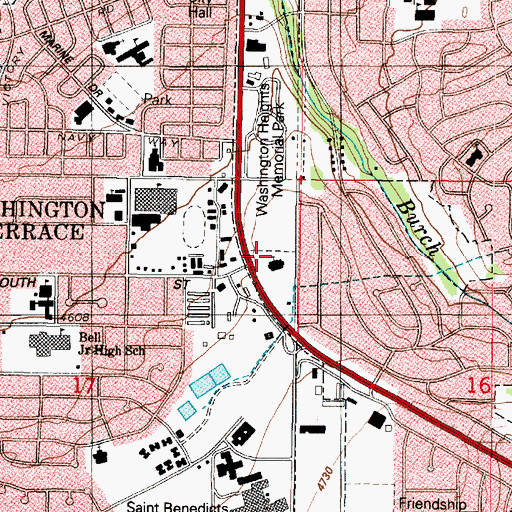 Topographic Map of The Church of Jesus Christ of Latter Day Saints, UT