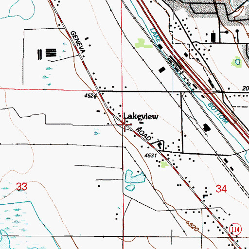 Topographic Map of The Church of Jesus Christ of Latter Day Saints, UT