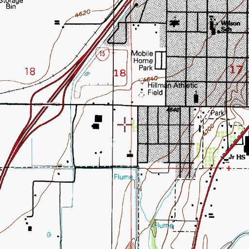 Topographic Map of The Church of Jesus Christ of Latter Day Saints, UT